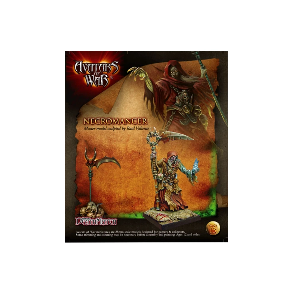 

model kit resin kit Avatars of War 28304 Necromancer