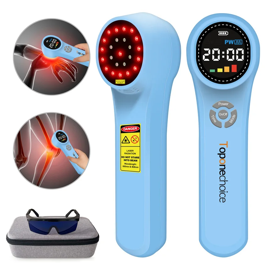 660nm 810nm 980nm Red Light Laser Therapy Device Cold Laser Arthritis Physical Therapy Equipment Pain Relief Wound Healing