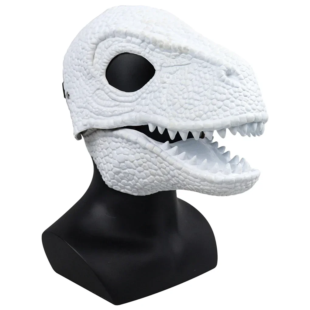 Realistische Dinosaurier Aussehen Tyranno saurus Rex Maske Halloween Cosplay Party breite Palette verwendet Beweglichkeit Kiefer Latex Dino Rex Masken