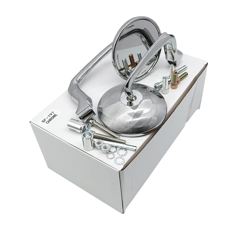 New aluminum bicycle plastic motorcycle motorcycle bicycle rearview mirror motorcycle modification blind spot universal