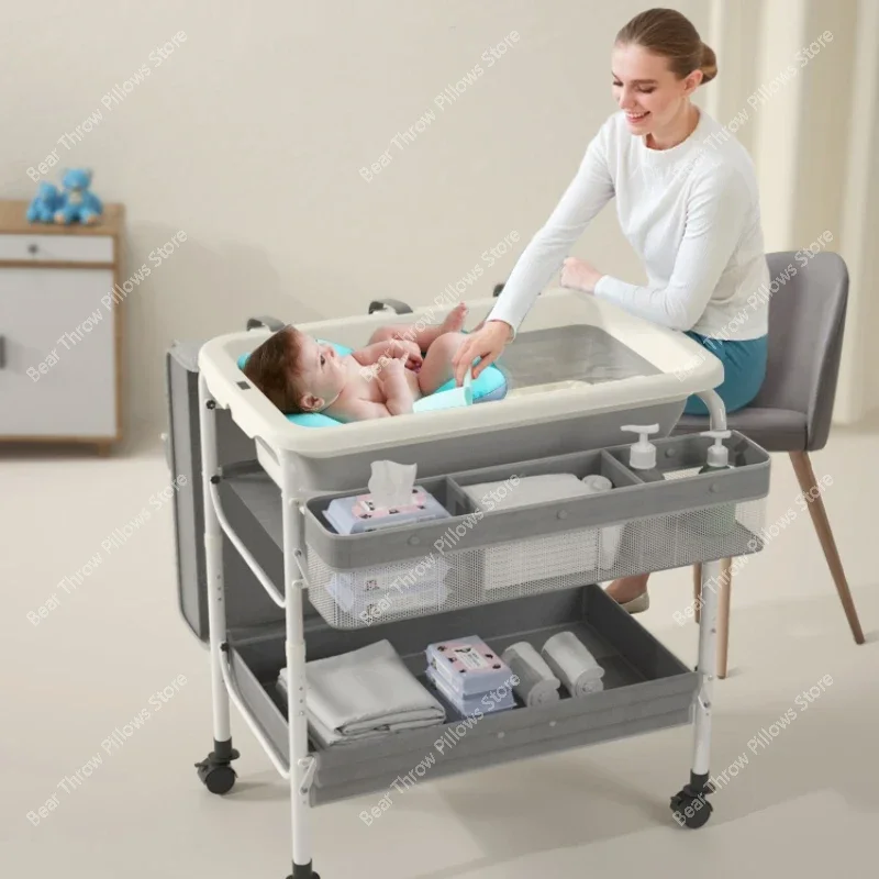 Diaper Changing Table Baby Caring   Stand Newborn  Care  Multifunctional  Bath 