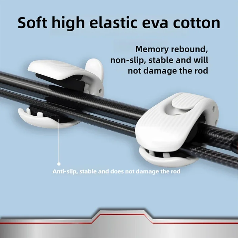 

Fishing Accessories Portable Fishing Pole Holder Compact Fishing Rod Fixer Fishing Multifunctional Rod Holder Retaining Clip