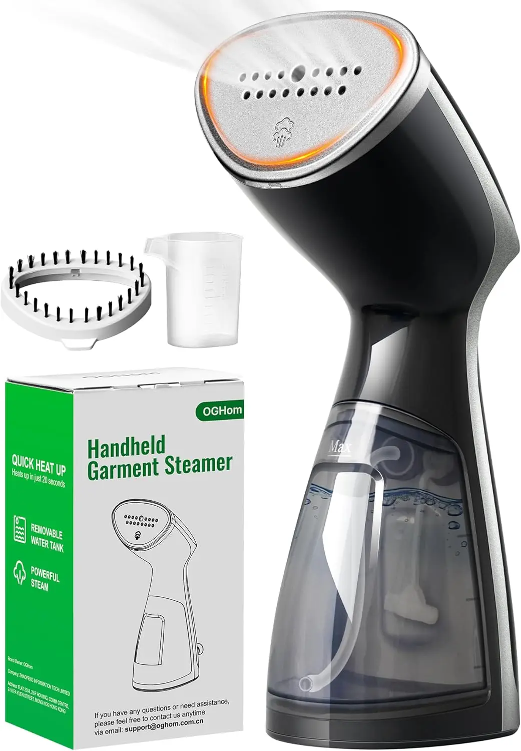 

Steamer for Clothes, Portable Handheld Garment Wrinkle Remover, 1000W Fabric Steamer, Strong Penetrating Steam, for Home