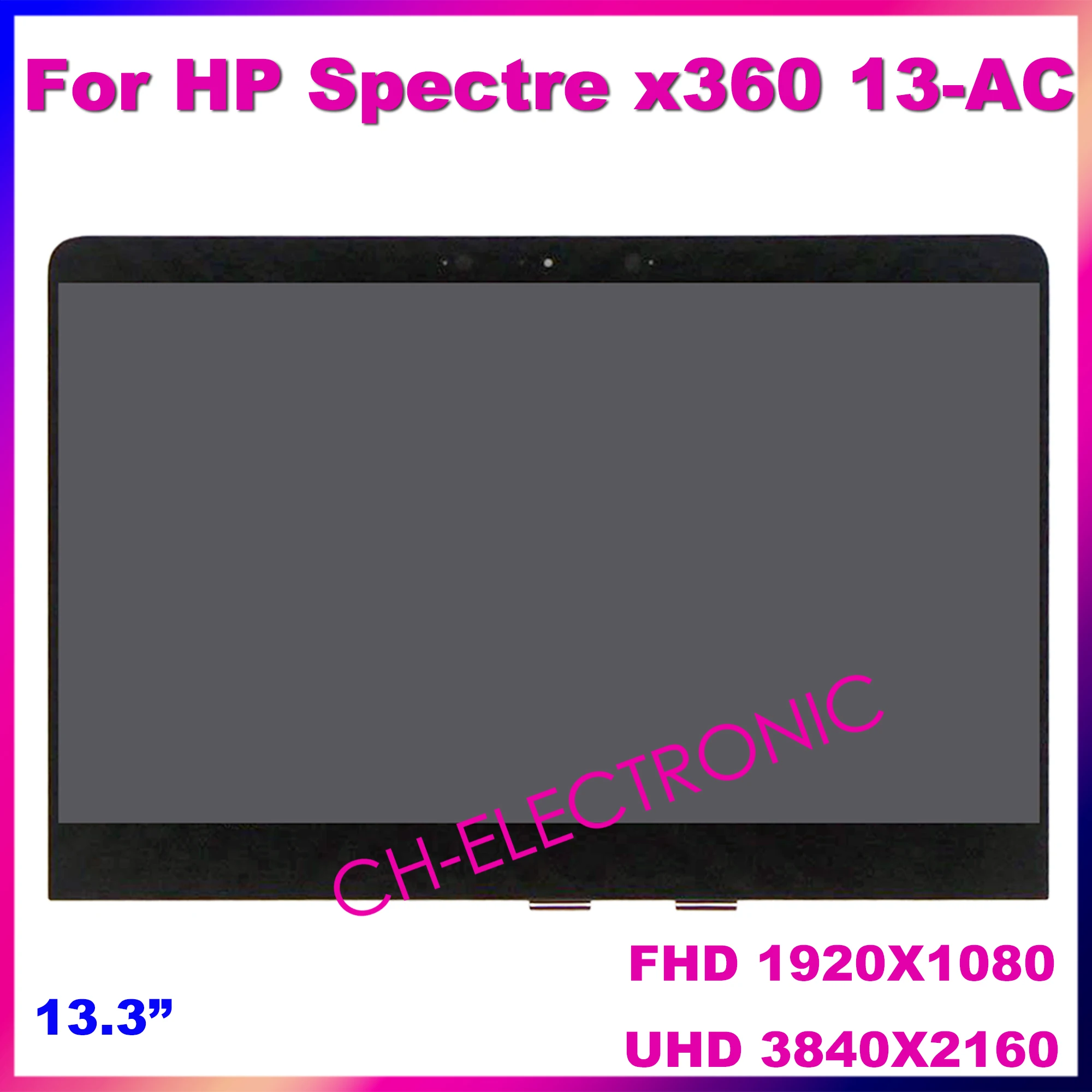 

13.3" LCD Display Touch Screen Assembly for HP 13-AC LCD 13 AC LCD For HP Spectre X360 13 ac 918031-001 918032-001 918033-001