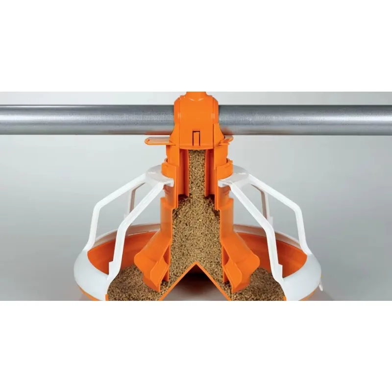 Poultry Automatic Feeding System for Broiler Farm Poultry Farming Equipment /Broiler Pan Feeder/poultry Feeding Line System