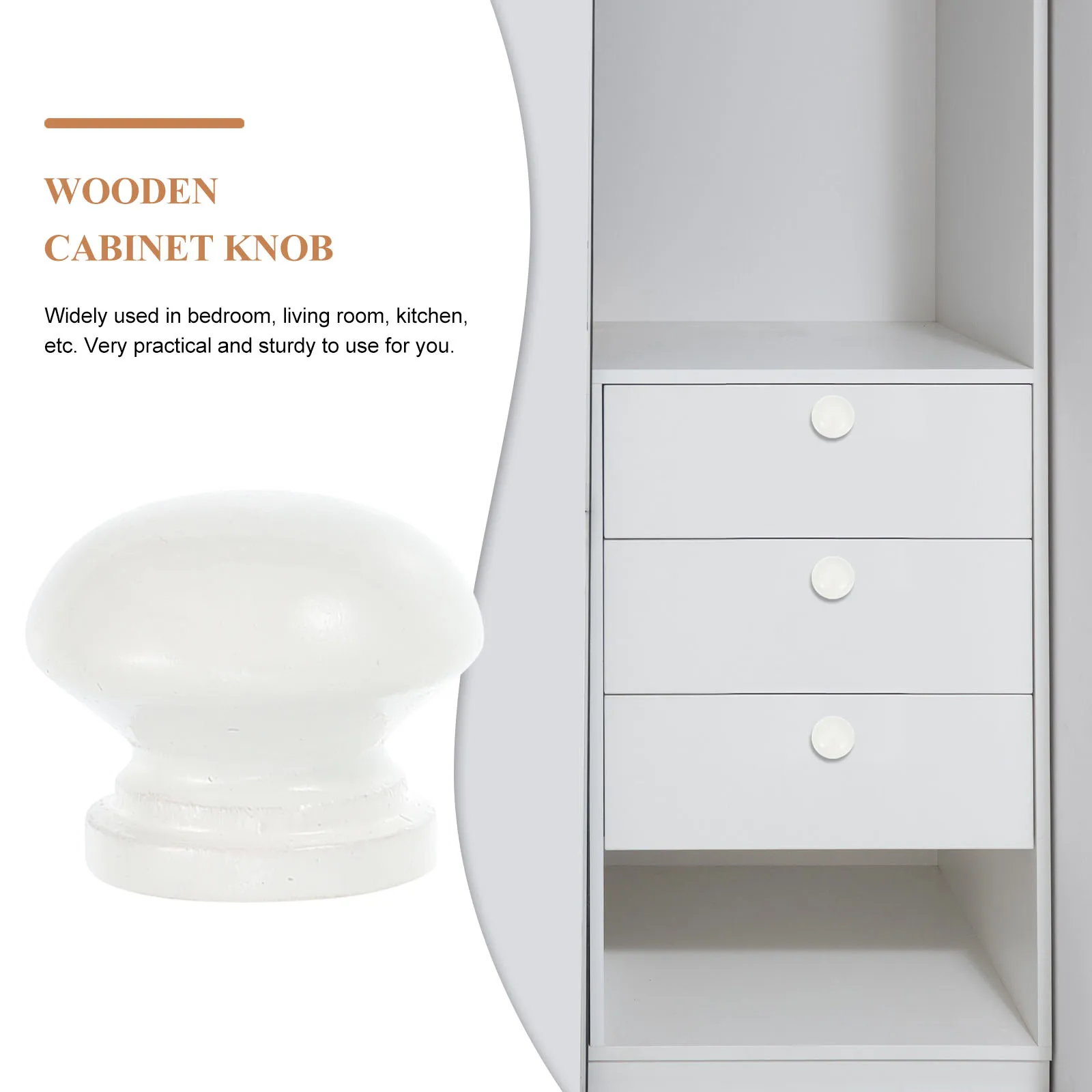 12 قطعة مقبض الخشب قوي ثقب واحد مقابض منزلية للصدر خزائن الكتب مقبض كابينة خشبية مقابض سحب الباب