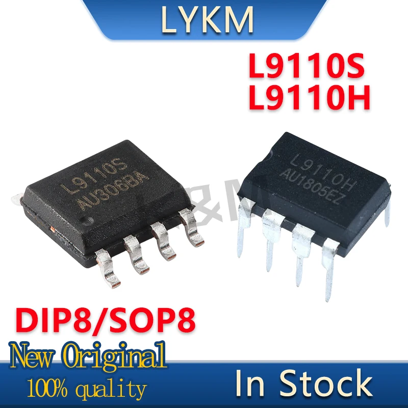 10-30/PCS New L9110S SOP8 L9110H DIP8 H Bridge full-bridge motor driver chip In Stock
