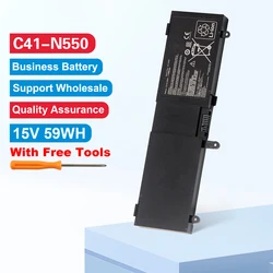 KingSener C41-N550 Laptop Battery For ASUS N550 N550J N550JA N550JV N550JK Q550L Q550LF N550X47JV G550JK G550JK 15V 90WH