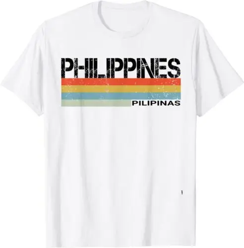  Philippines- Pilipinas Language Retro Style Great Gift T-Shirt S-3XL