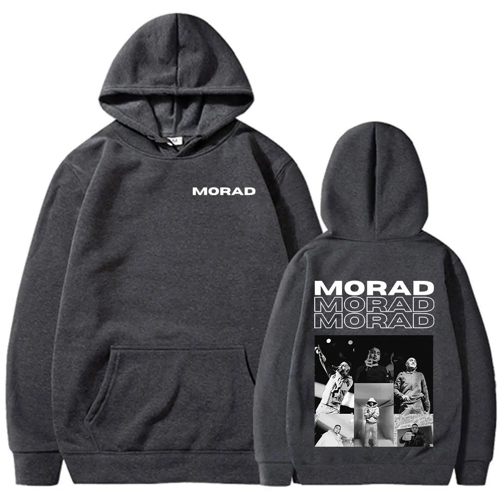 New Rapper Morad MDLR Tour Graphic Hoodie Unisex Men Women Sweatshirt Vintage Pullover Long Sleeve Fans Gift Casual  Hooded Tops
