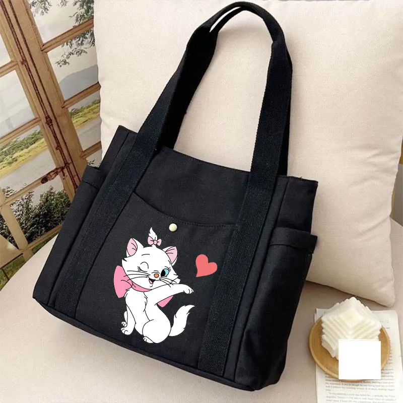 Disney The Aristocats Women\'s Bag Tote Bag Commuting Shoulder Bag Large Capacity Handbag Messenger Bags Crossbody Female Handbag