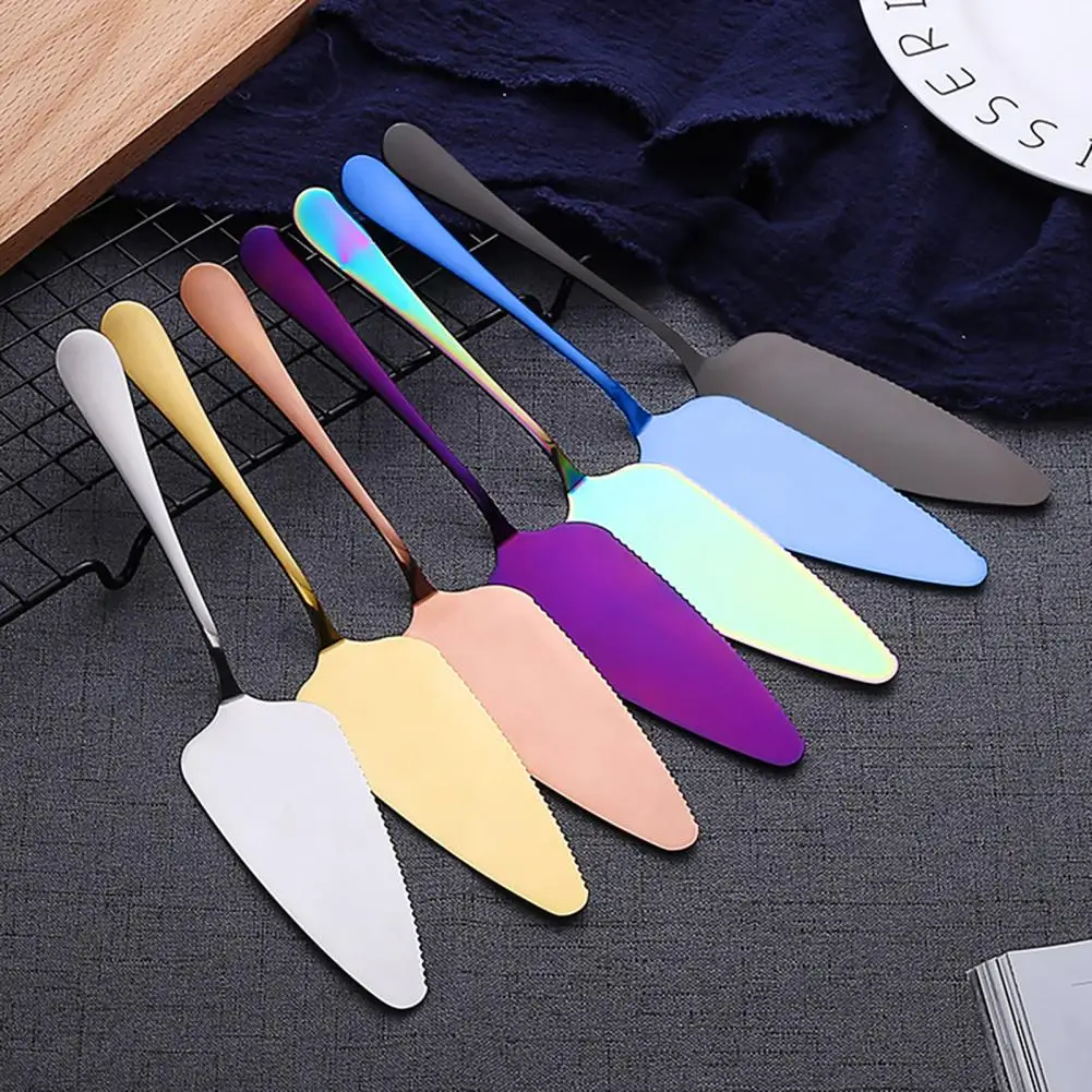 Stainless Steel Cake Server Pastry Butter Divider Pizza Cheese Spatula Knife for Home Kitchen Party Tool Cream Piping Knife