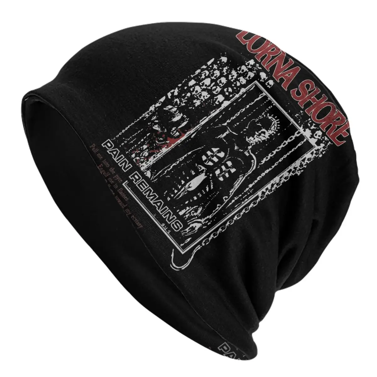 Lorna Shore Hellraiser Bonnet Hats Knit Hat Casual Street Skullies Beanies Hat Unisex Warm Multifunction Cap