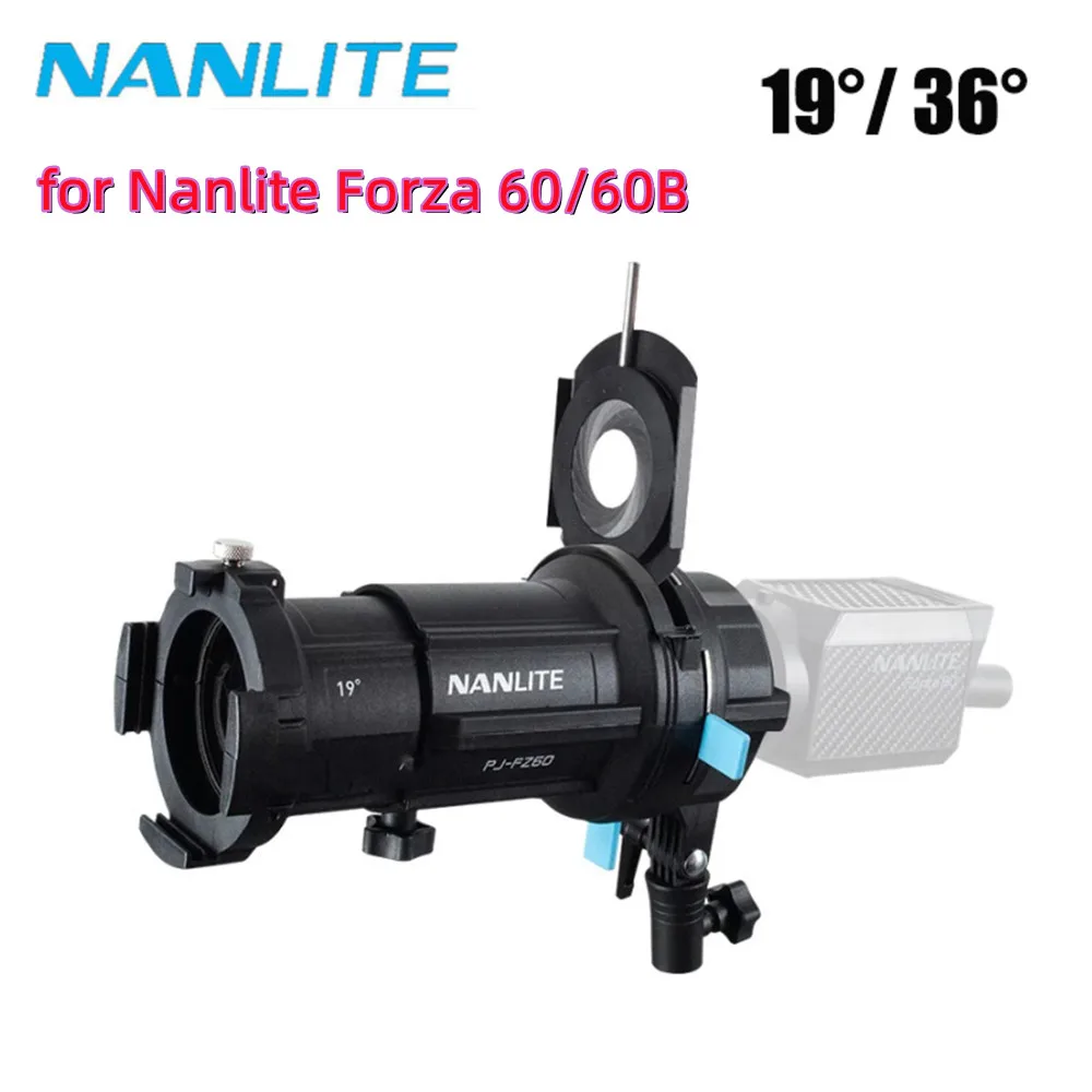 

Nanlite PJ-FZ60 Spotlight Mount Set Lighting Modifiers Projection Mount for Nanlite Forza 60 60B 60w light Accessory