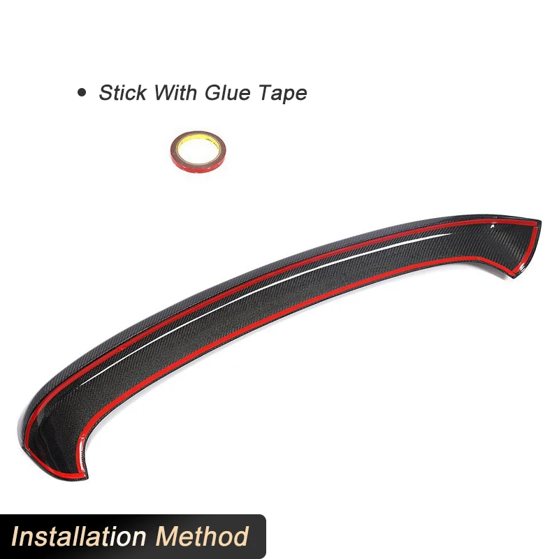Carbon Fiber Car Rear Roof Spoiler Wings for Volkswagen VW Golf 5 MK5 GTI R32 Hatchback 2D 2005-2007 Rear Spoiler Body Kit FRP - view 4