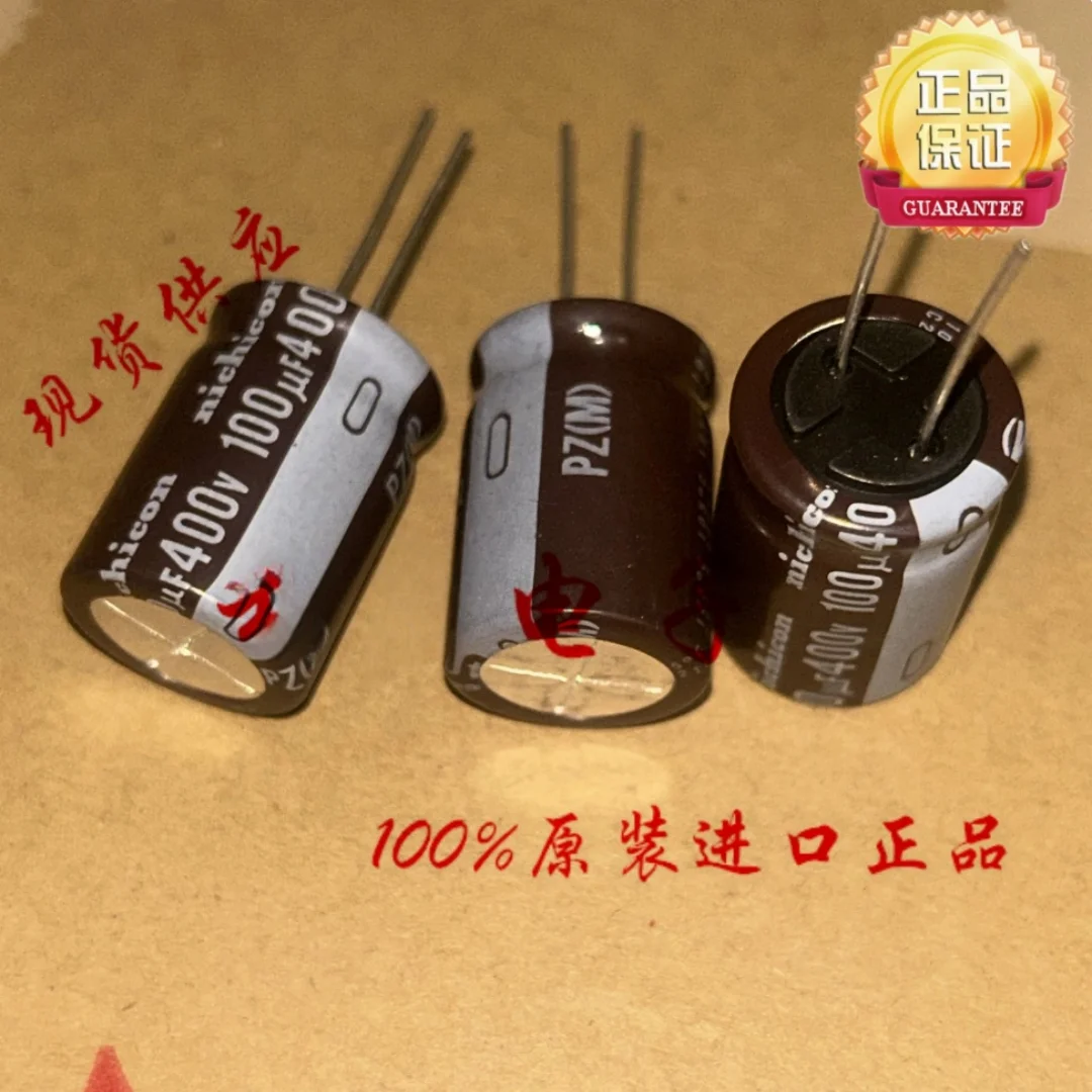 

Конденсатор Nichicon 100 мкФ 400В из Японии, 400В100мкФ, размеры: 16*31.5, 18*25, PZ