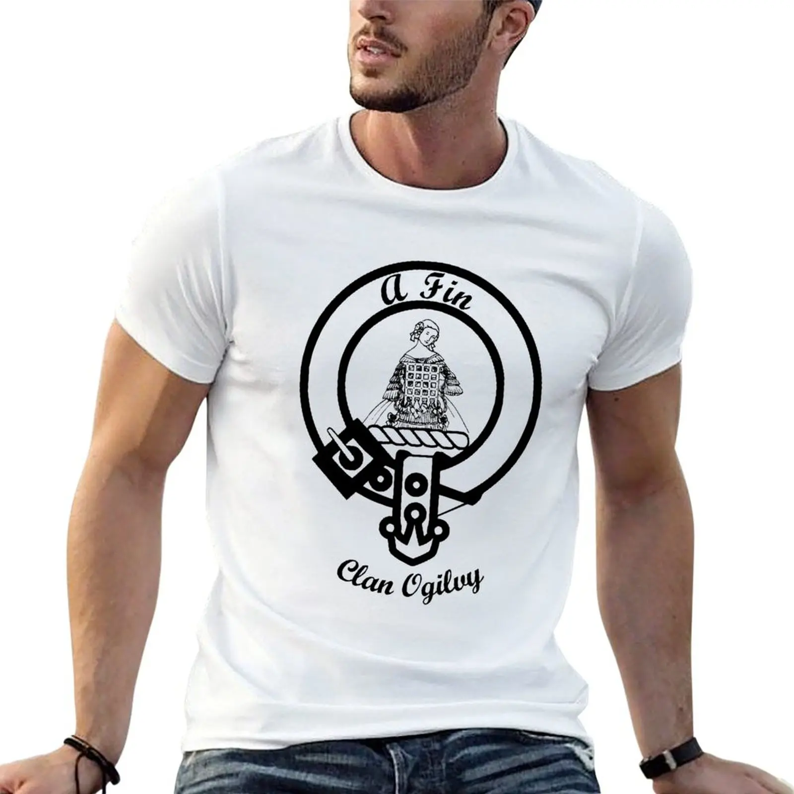 Ogilvy Scottish Clan Surname T-Shirt funny t shirts cotton printed t shirts for man g man t shirts for men T-shirt
