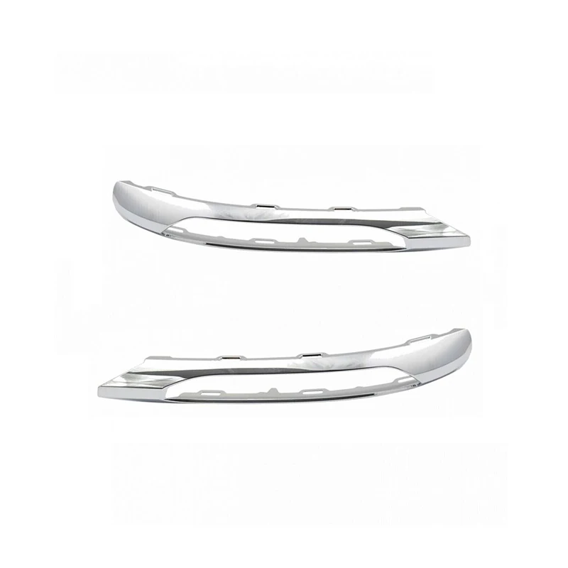 Front DRL Fog Lamp Cover Chrome Trim Lower Grille For Mercedes Benz C Class W204 A2048851353 A2048851453 A 2048852974 2049068900 view 5
