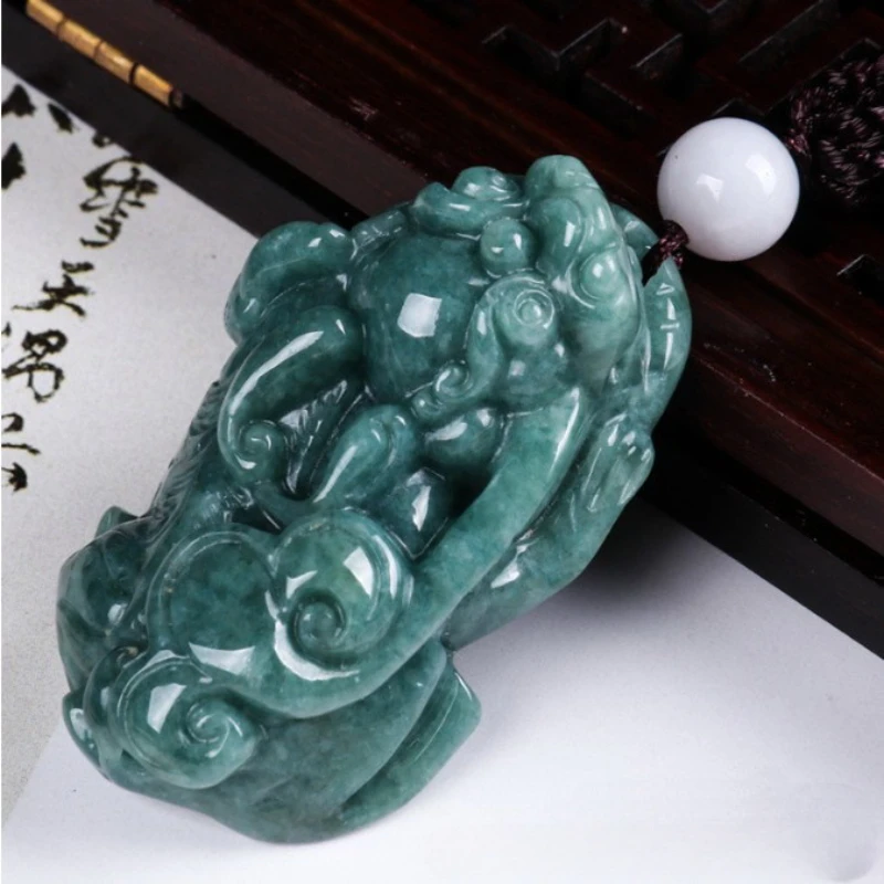 

Natural Pixiu Jade Pendant, Men's and Women's Pendant Jewelry