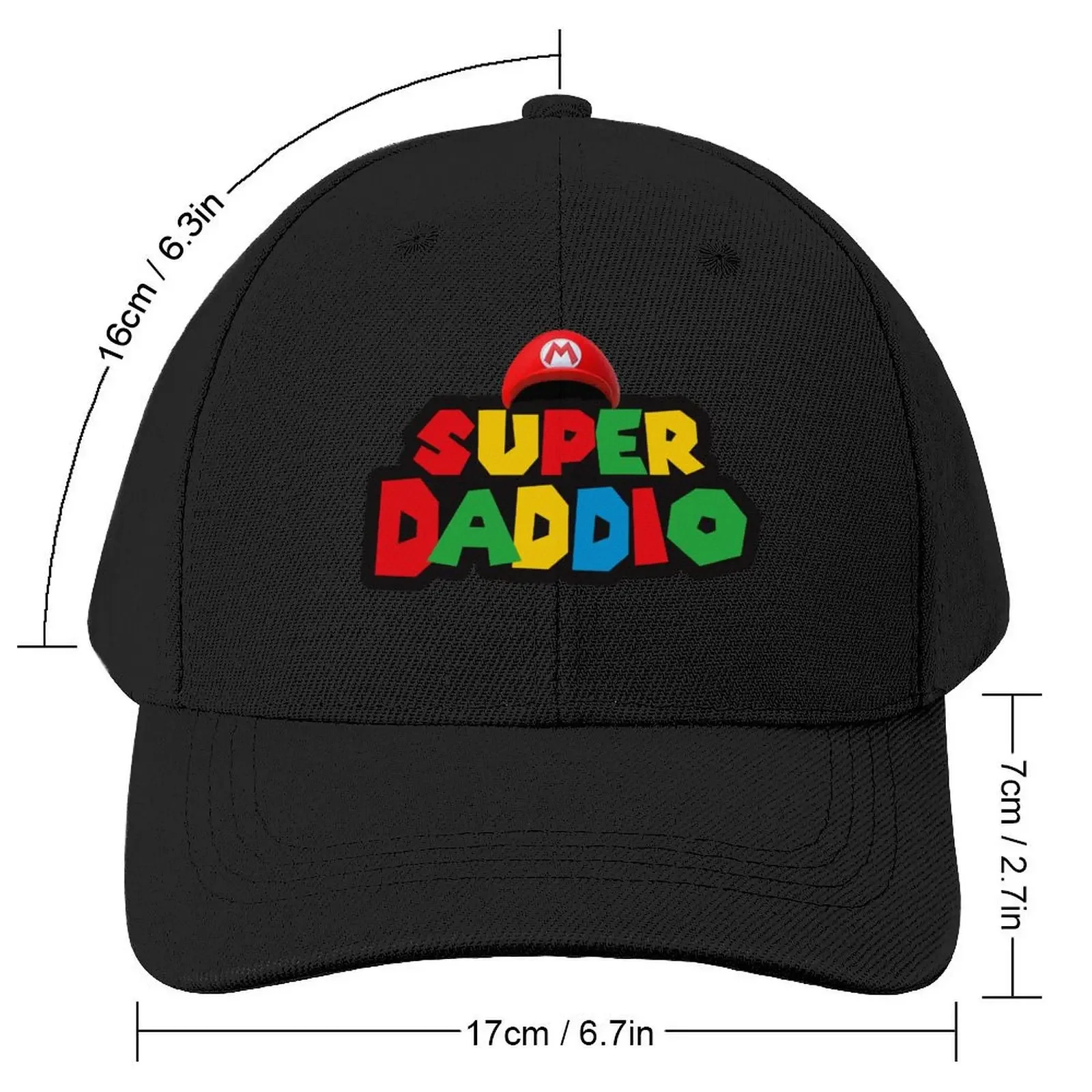 Super Daddio Baseball Cap custom Hat Icon Dropshipping Sports Cap Men Luxury Brand Women's