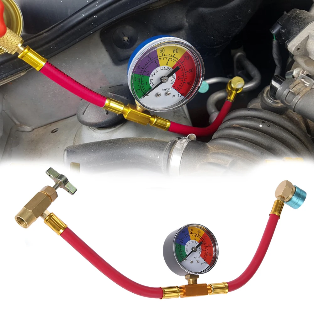 

R1234YF Автомобильная труба для зарядки хладагента с 1/2-дюймовым шлангом для заправки переменного тока ACME LH, 14 мм, низкостороннее быстроразъемное соединение, заправка хладагента