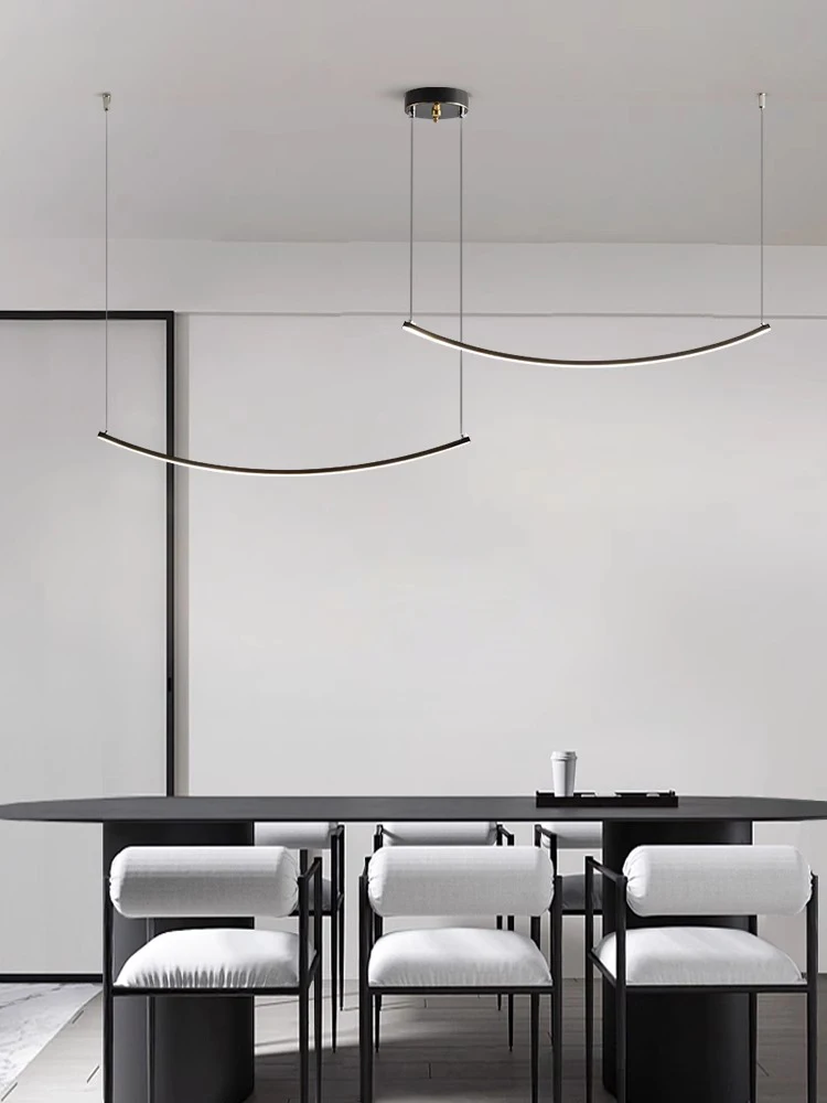 Trendy Stainless Steel Acrylic LED Chandelier Lighting Hanging Lamps Lustre Suspension Luminaire