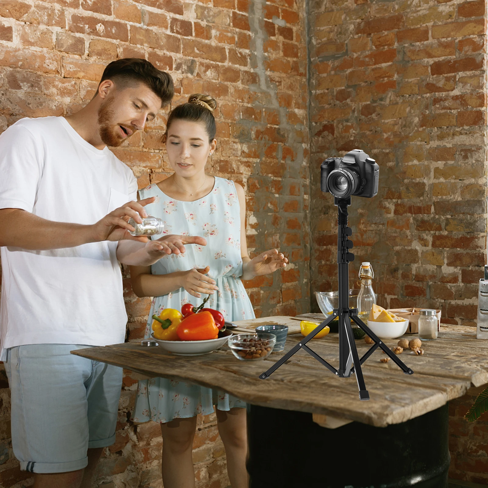 

Aluminum Alloy 180 Degree Adjustable Light Support Studio Backdrop Tripod Softboxes Heavy Duty Mini Selfie Stick Reflector Stand