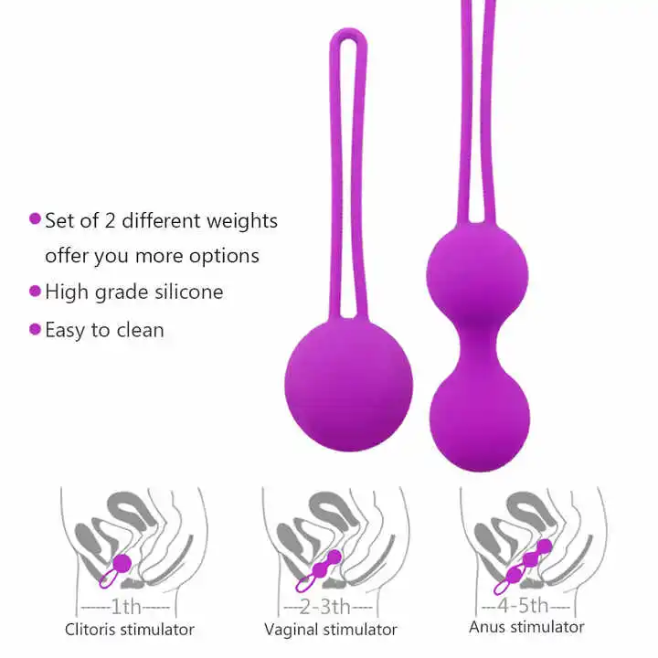 Kegel Balls for Women - Set of 3, Doctor Recommended Exerciser for Pelvic Floor Strengthening Tightening Kegel Exercise