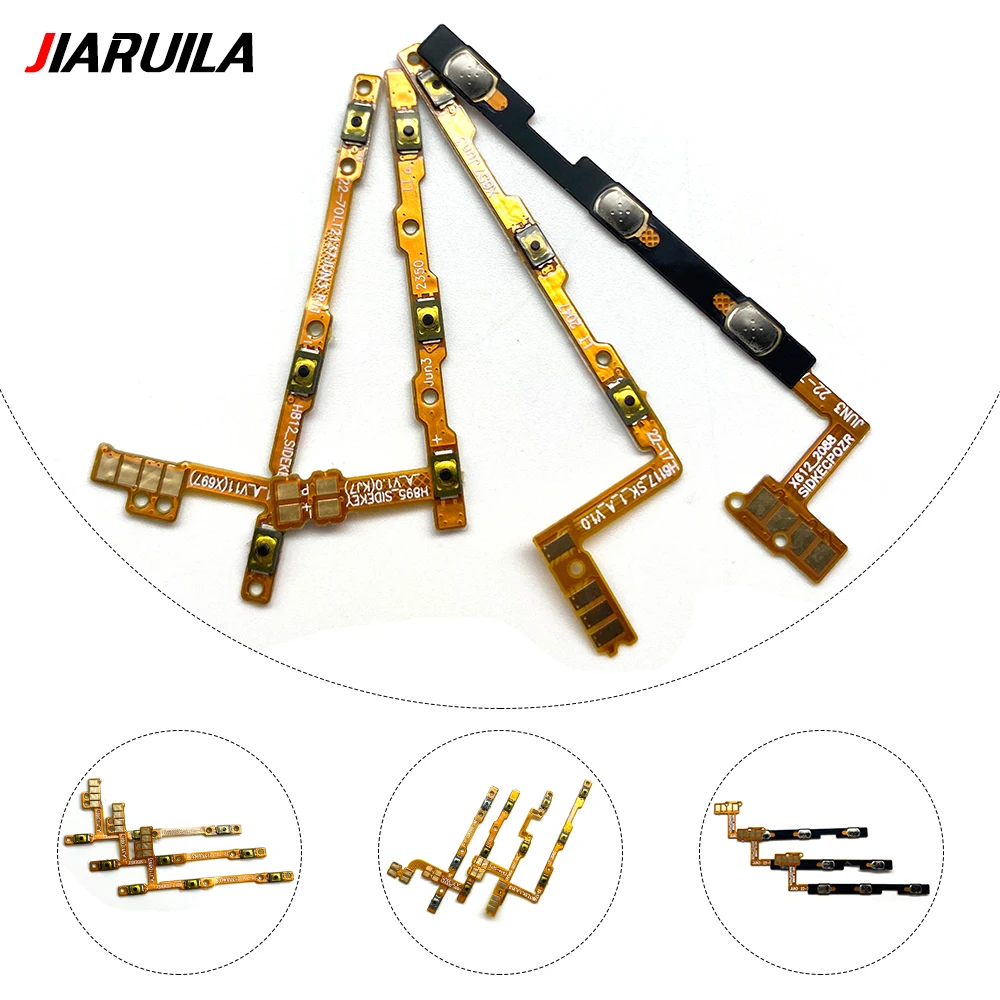 

For Infinix Note 11 Pro Note 12 2023 X676C Spark Go 2024 Note 40 Pro Side Button Switch Volume Key Power On Off Flex Cable Parts