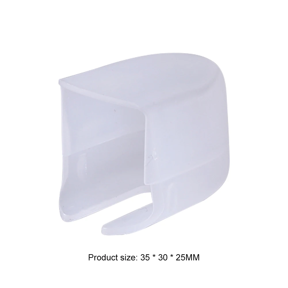 10pcs Plastic Ink Blending Brush Cap Painting Flat Brushes Head Cover Case Caps