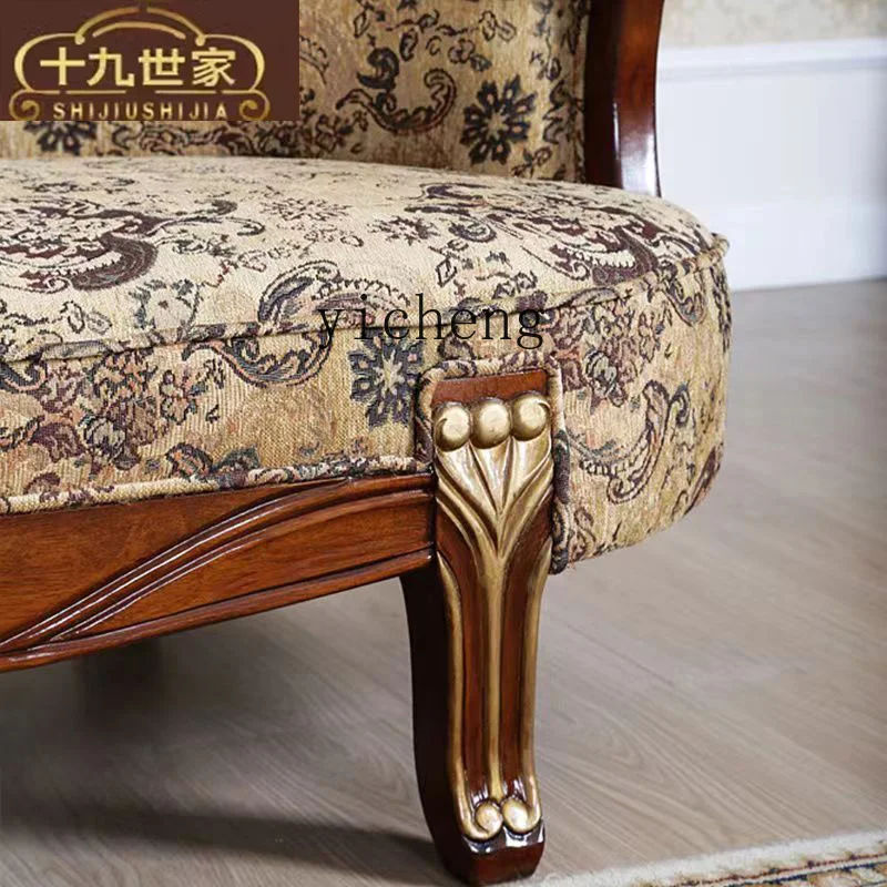 

ZWS1 Solid wood European chaise longue sofa sofa bedroom beauty couch