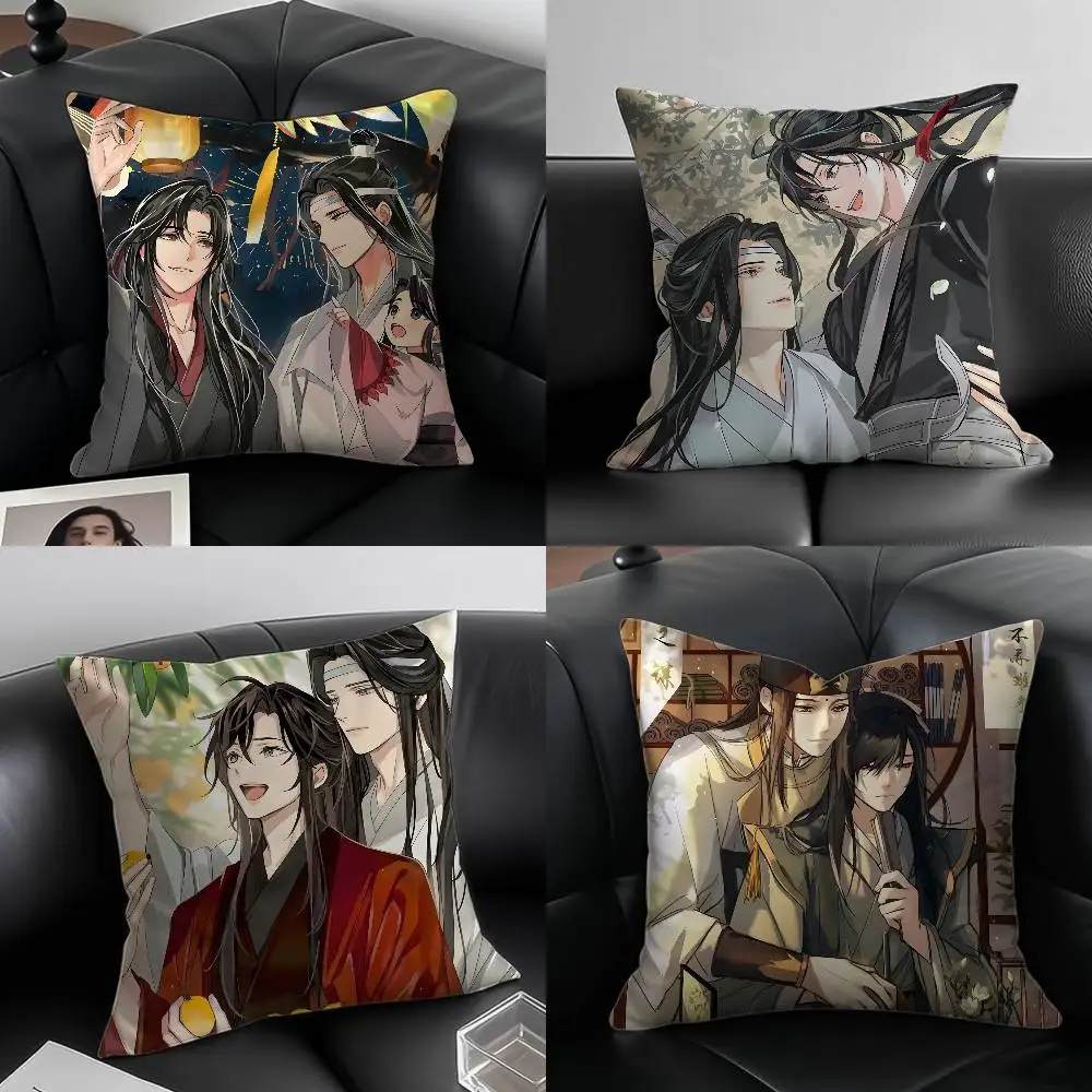 

G-G-Grandmaster Of D-Demonic Cultivation Anime Pillow Case Custom Printed Brushed Fleece Pillow, Baby Skin-Touch, Eco-Friendly D