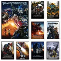 Classic Movie Transformers Poster Autobot Optimus Prime Canvas Painting HD Print Modern Wall Art Picture Home Decoration Gift