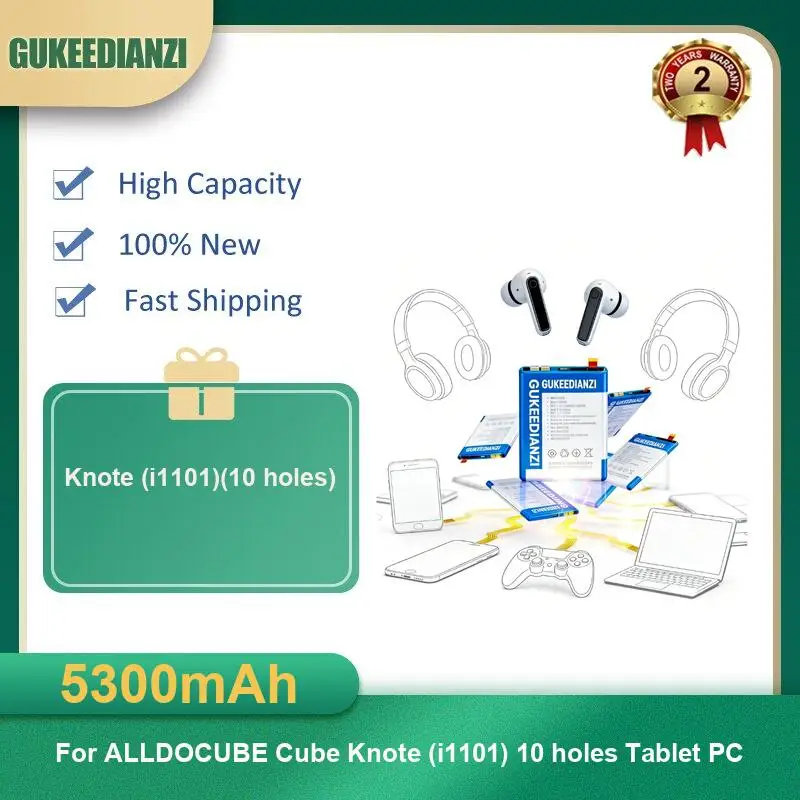 Battery For ALLDOCUBE Cube Knote (i1101) 8 holes Tablet PC 10 ALLDOCUB IWORK 11 iwork10 Pro iPlay 30 iPlay30 20 I1025 Laptop /