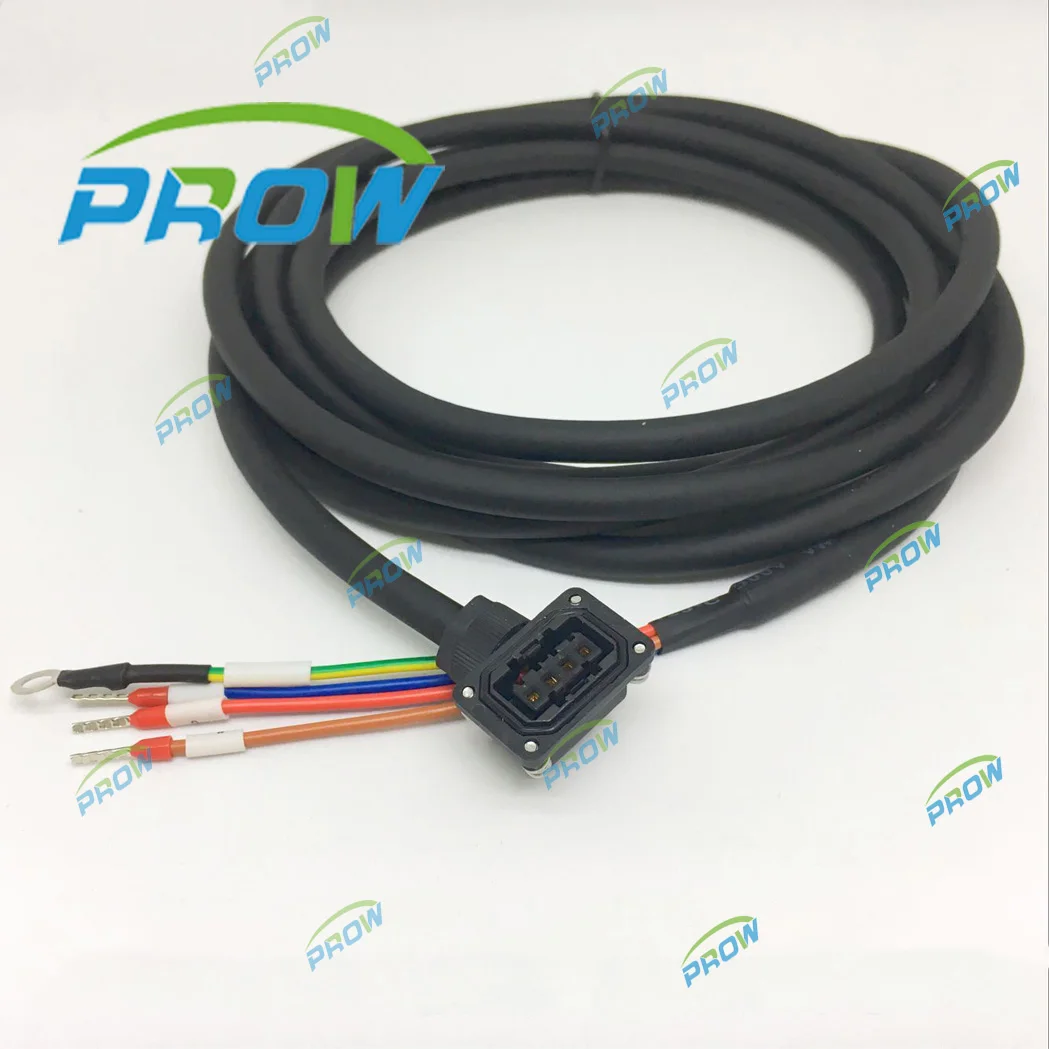 for Delta for Schneider servo motor power brake wire VW3M5112R30 R50 motor cable signal line MR-PWS1CBL3M-A1-L 5M 10M-A1-L