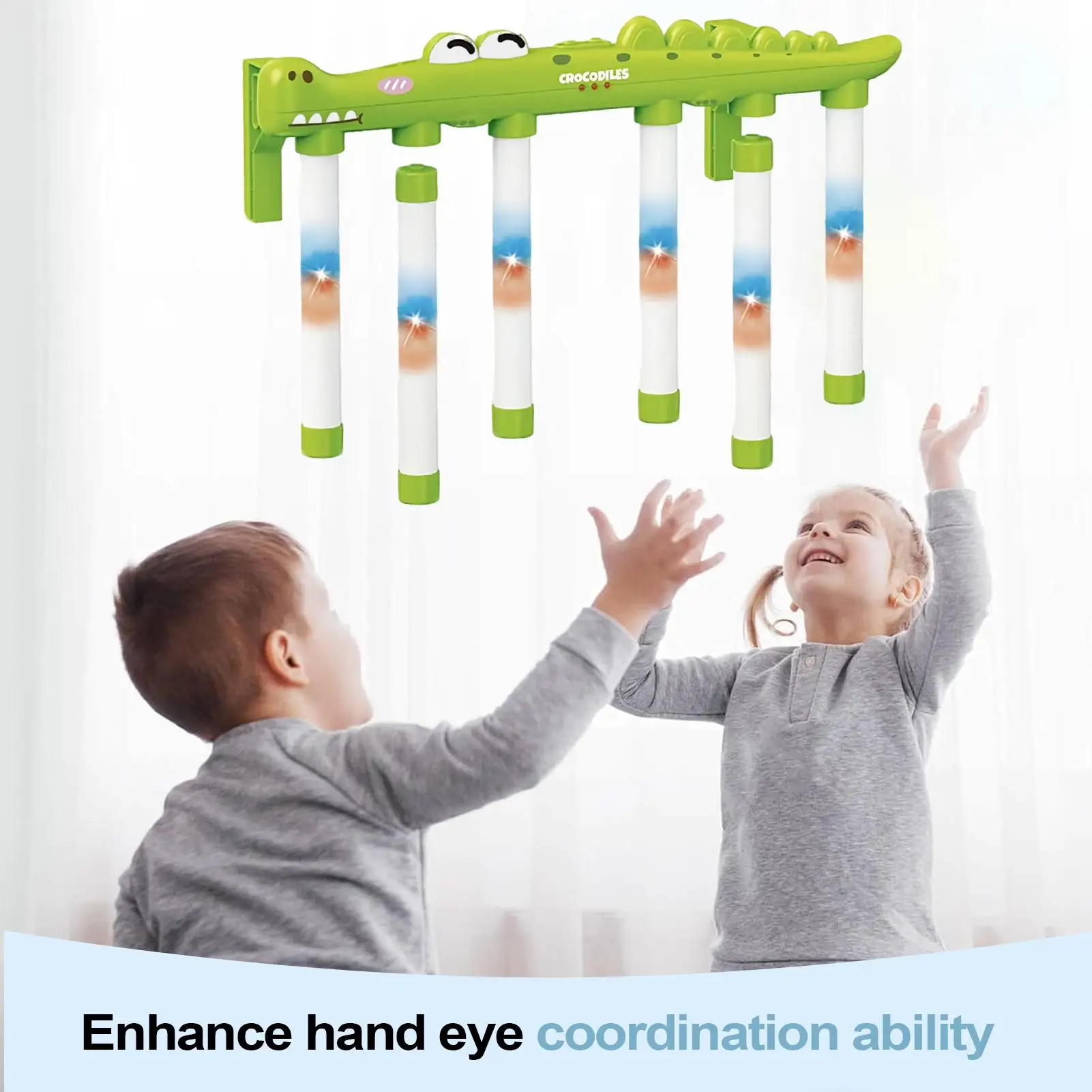 Gra z pałeczką reakcyjną Trening koordynacji ręka-oko Gra reakcyjna 3 Regulowane prędkości Trening reakcji Zabawki Interaktywne Sporty