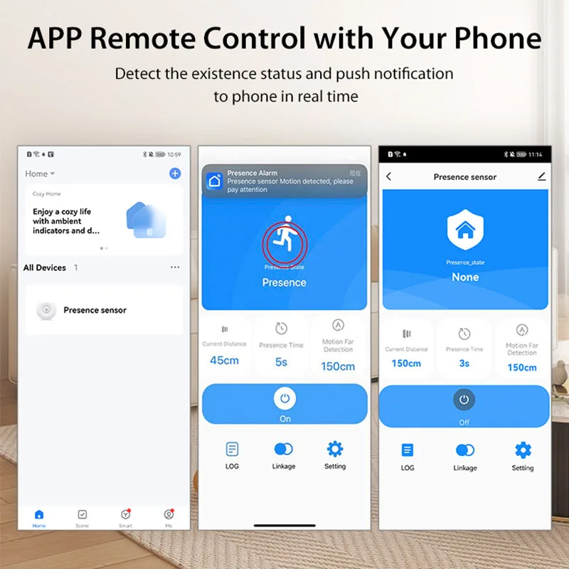 Tuya Smart Life ZigBee/WiFi 24G MmWave رادار جسم الإنسان وجود محس حركة لمفتاح الإضاءة كشف اللمعان 110/220 فولت