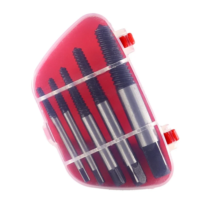 Newshark 5ชิ้น/เซ็ตสกรู Extractor Center เจาะชุดคู่มือ Broken Bolt Remover Speed Easy Kit Dropship Center