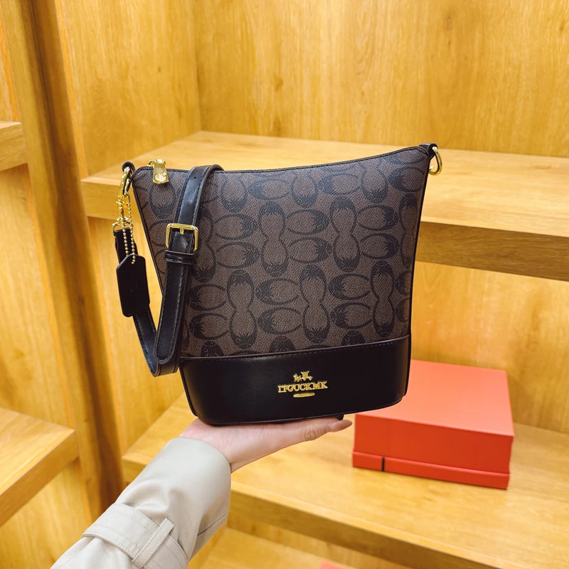 

Women's Stylish Crossbody Bag: Genuine Leather Shoulder Bag From Luxury Brand - Famous Designer Elegant