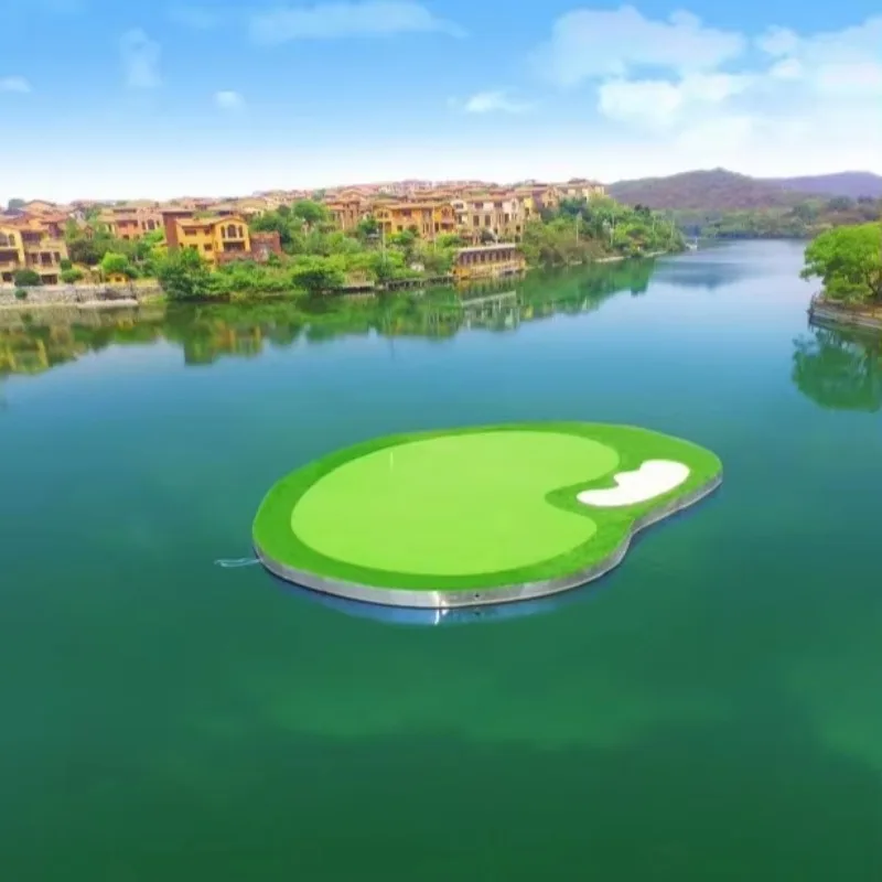 نطاق قيادة الجولف المائي عالي الجودة في الهواء الطلق، مساعد تدريب مضرب الممارسة الخضراء #1