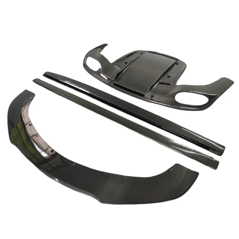 

Carbon fiber V8 S style car front lip components rear diffuser side skirts small body kit for Bentley Gt Continental
