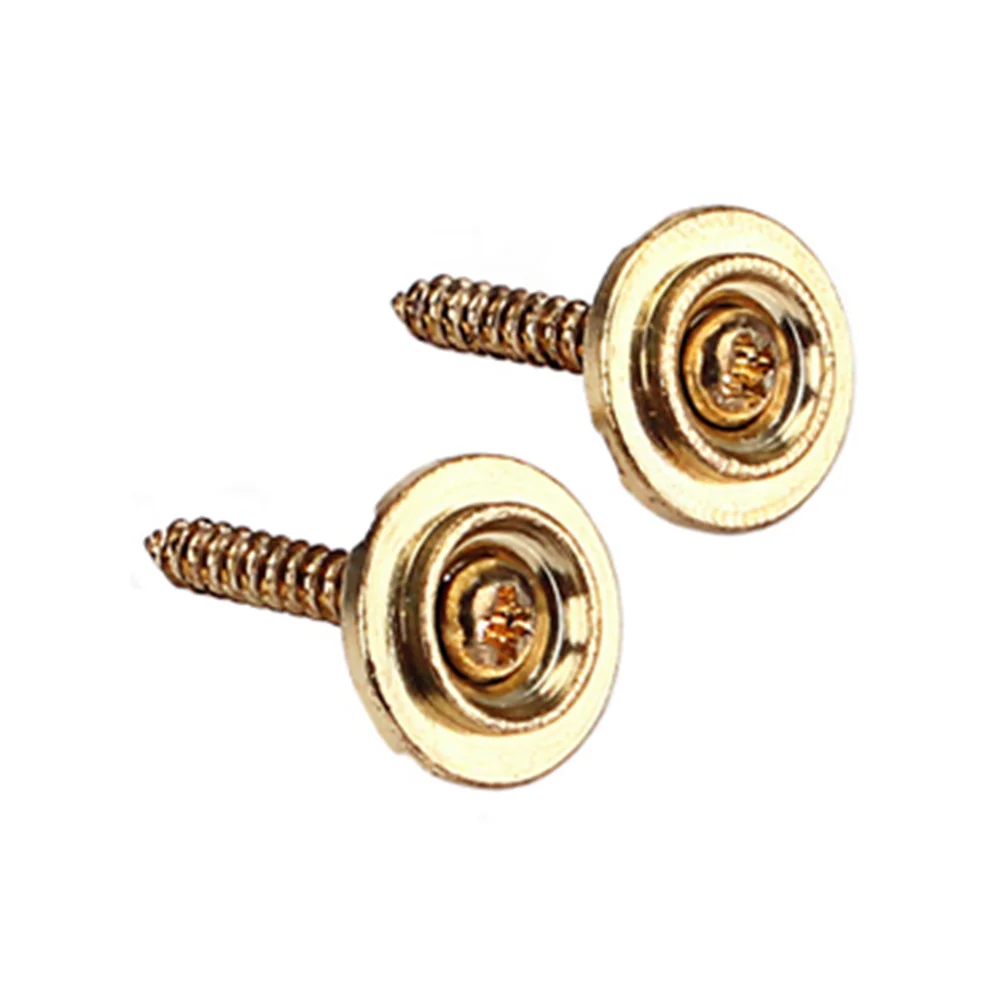 

2Pcs Golden Copper Roller String Tree Retainer Guide Improves Guitar Performance and Stability String Retainer