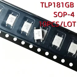10 unids/lote TLP181 TLP181GB P181 SOP-4 optoacoplador SMD optoacoplador nuevo en Stock