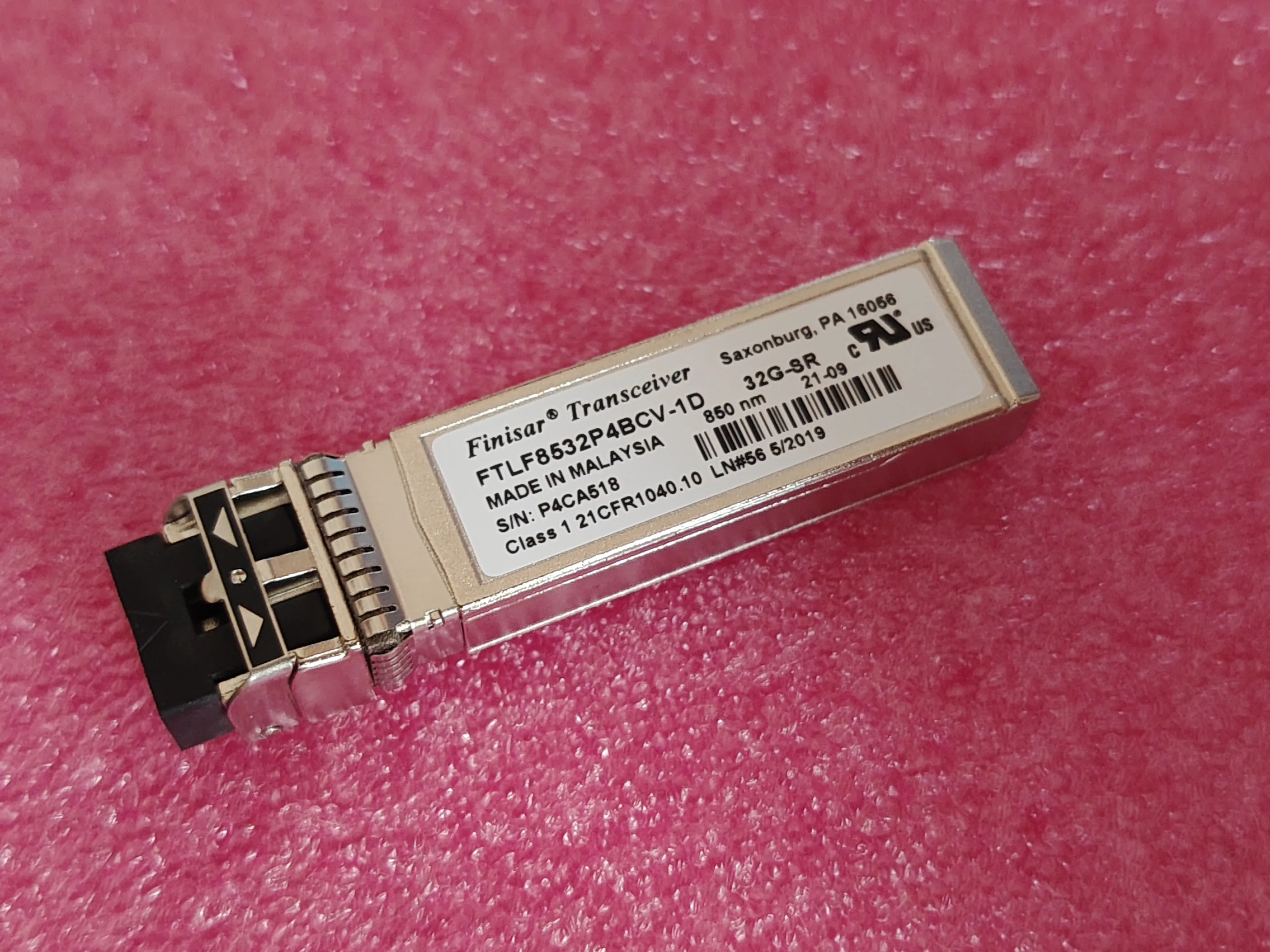 Original New MSA 2072 Finisar 32G SFP Transceiver FTLF8532P4BCV-1D 850NM 32GB SR Optical Fiber Module