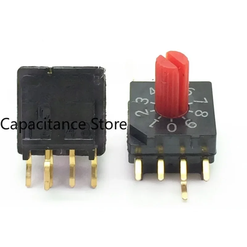 

5PCS 0-9 encoding digital switch 10 bit reverse DRR4110 encoder with handle