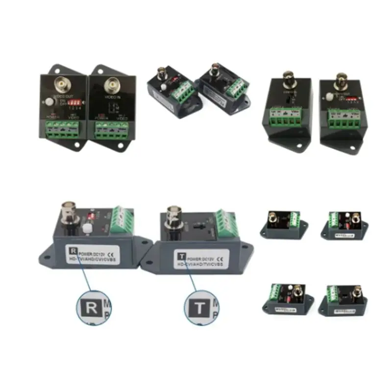 24-Hour Delivery 10X Single-Channel Active Video Balun For CCTV HD-TVI CVI AHD Active HD Video Transceiver