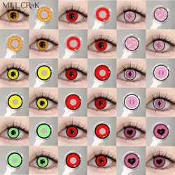 MILL CREEK 1 Pair Cosplay Colored Contact Lenses Halloween Contact Lenses Anime Red Contacts Lens Beauty Pupil Eye Fast Shipping