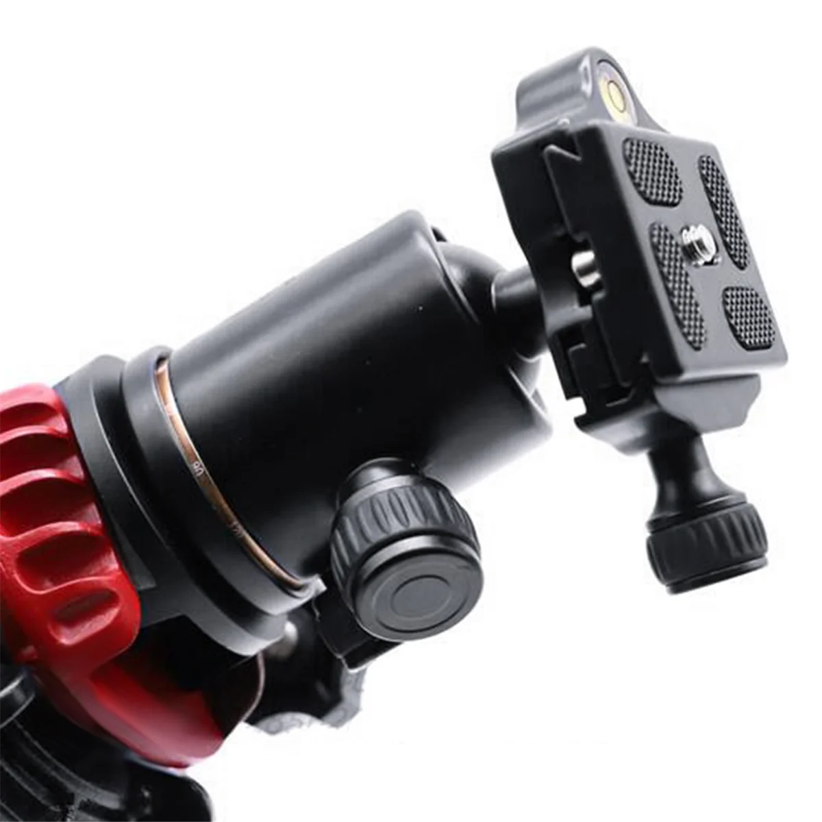 Supporti adattatori per telescopio durevoli per treppiede con testa a sfera Starfield Testa per fotocamera DSLR Accessori per telescopio astronomico Nero