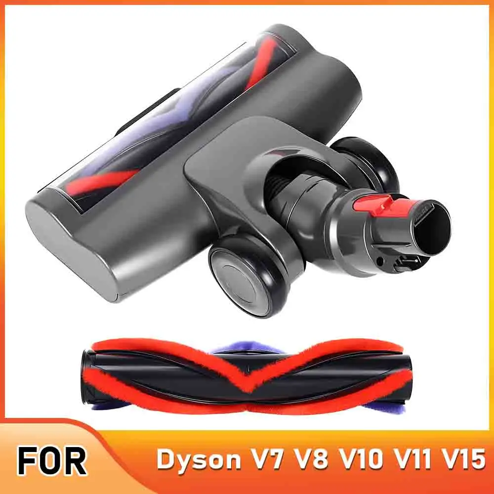 Электрическая роликовая щетка для твердых полов Dyson V7 V8 V10 V11 V15 Быстросъемная с щетиной ролика для ковров с коротким ворсом