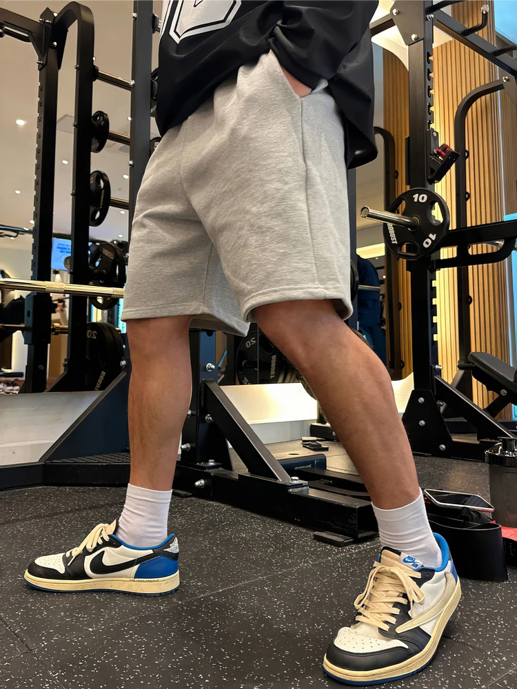 

ay American Sle Мужские свободные повседневные брюки для бега Five-Quarter Fitn с прямыми штанинами и эластичной резинкой на талии